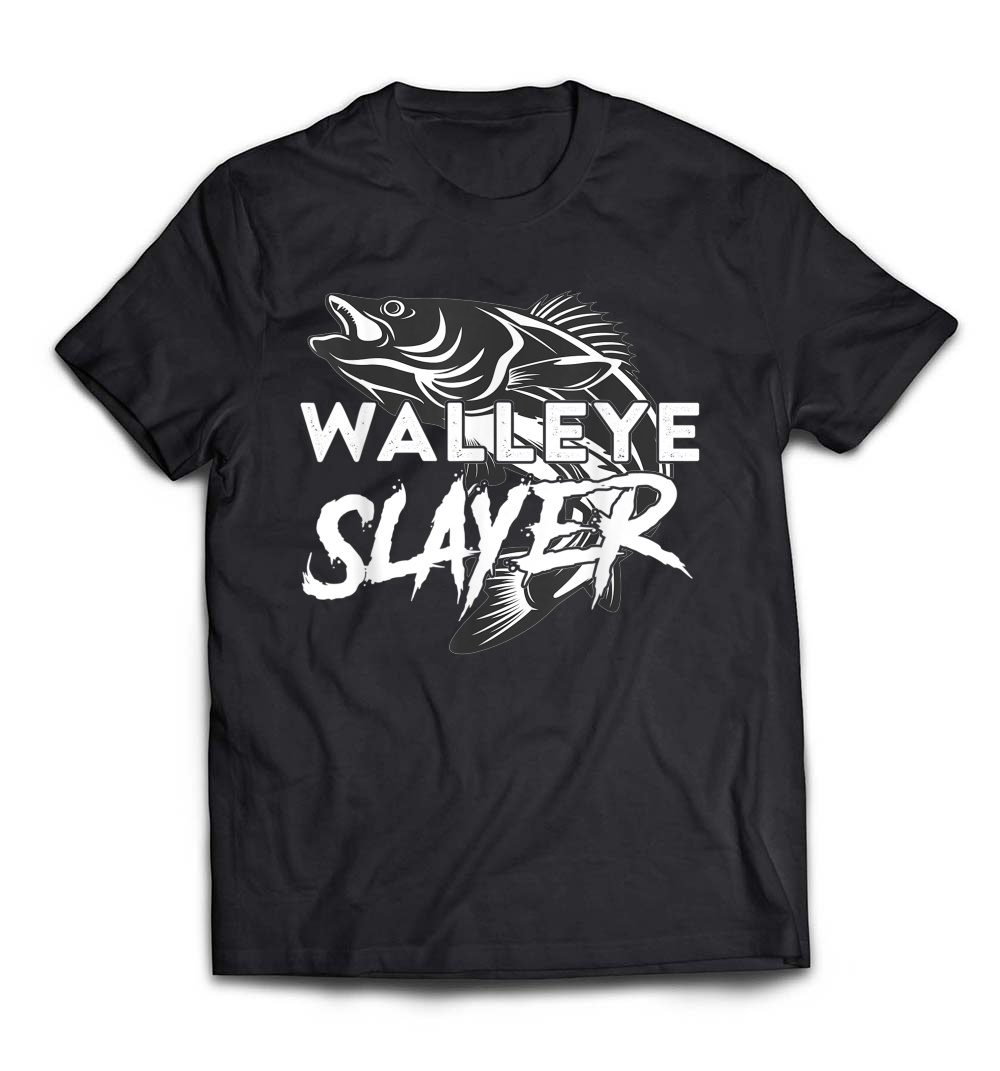 Walleye Slayer Fishing T-Shirt: Celebrate Your Fishing Passion